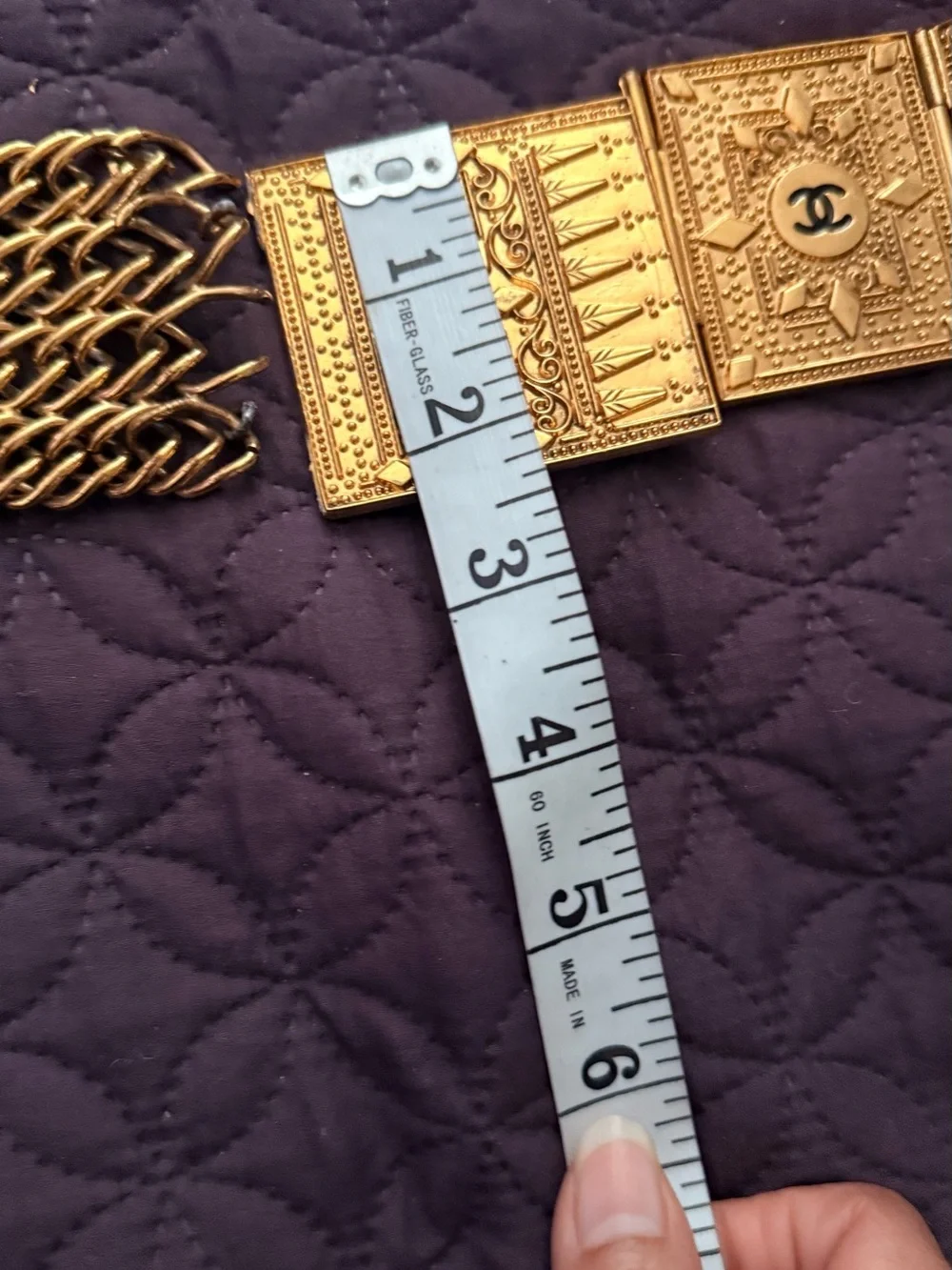 Vintage Gold Belt
